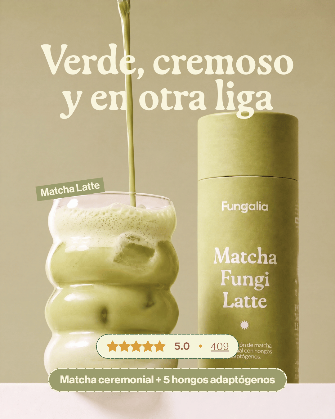 Matcha Fungi Latte