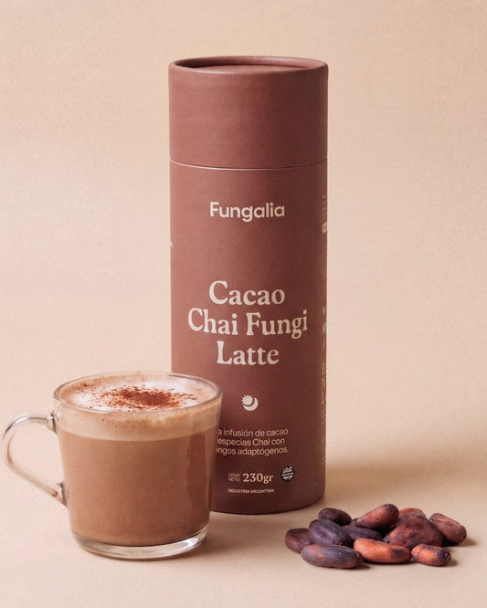 Cacao-Chai Fungi Latte